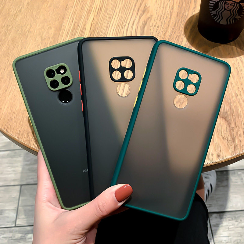适用华为mate40pro撞色手机壳荣耀镜头全包nova8se肤感手机保护套