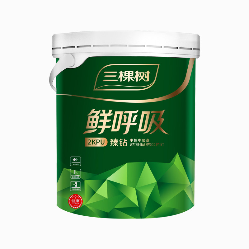 三棵树呼吸木器漆家用水性漆家具翻新环保透明清漆水性木器漆