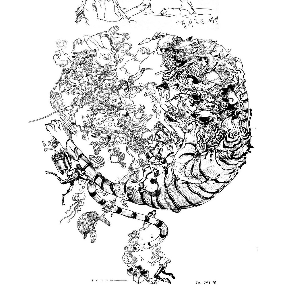 金政基速写作品作品集集线描稿素材视频教程临摹设计素材