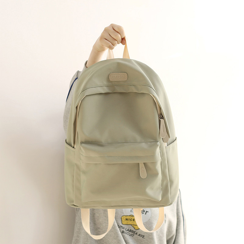 韩版原宿ulzzang书包ins简约百搭双肩包日系初中双肩背包