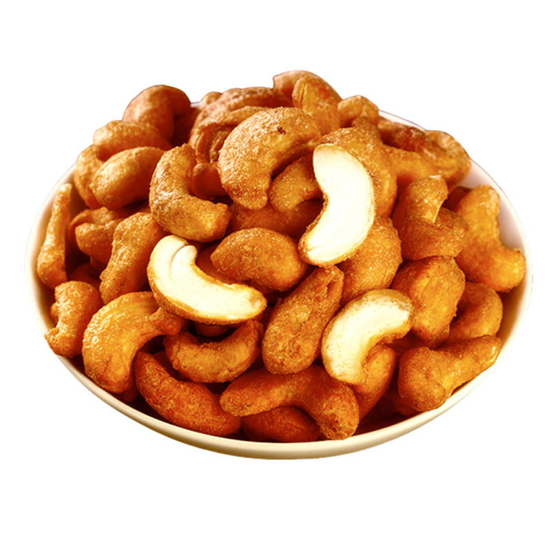 腰果大厨炭烧108gx3零食坚果干果红皮虎皮炭烤腰果