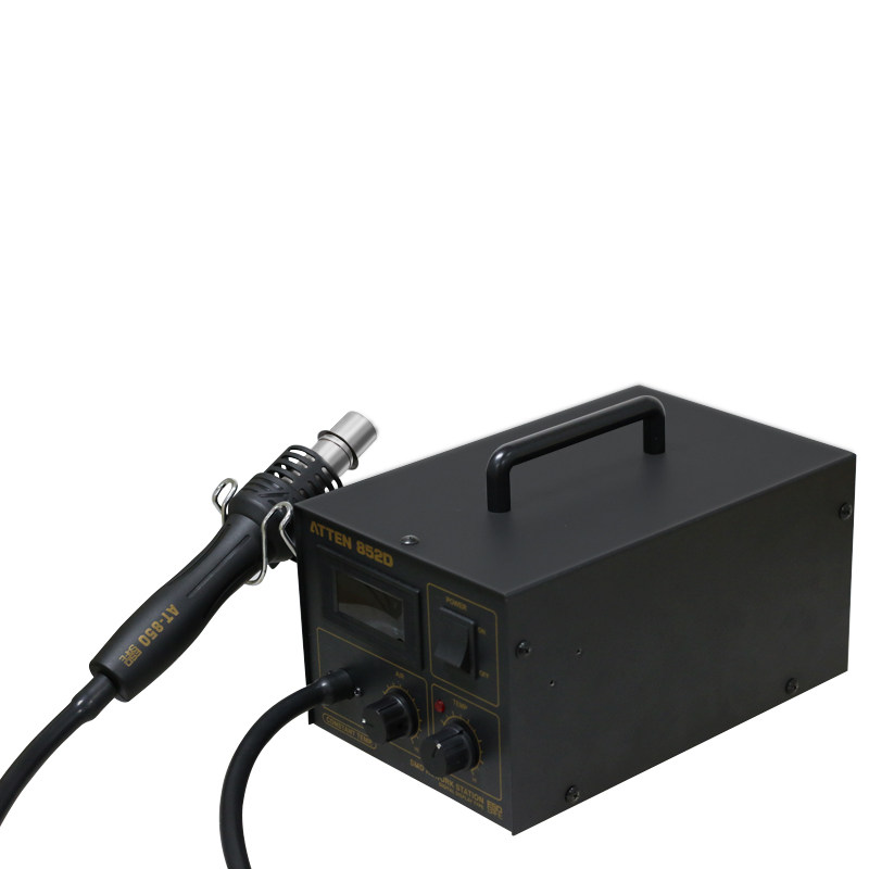 热风atten安泰信品牌授权恒温气泵型拔放台at852d拔焊热风枪