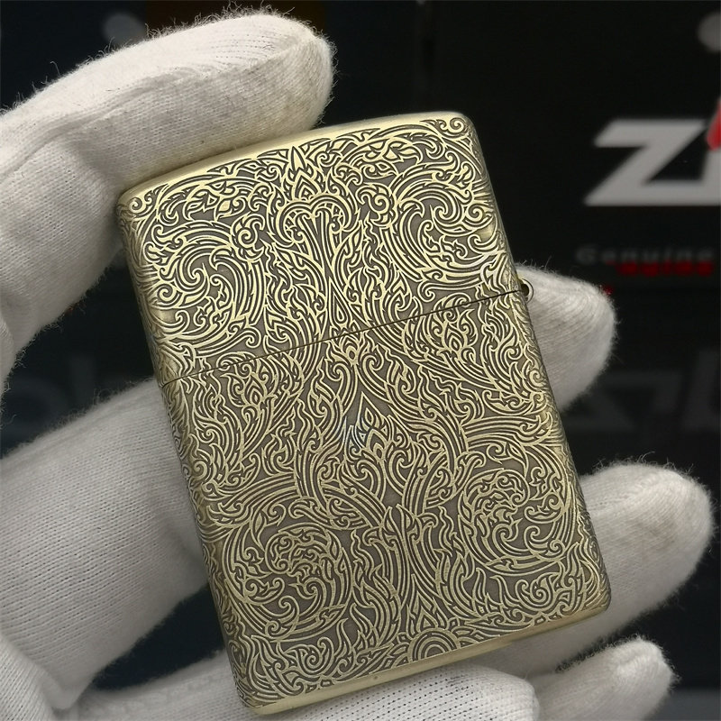zippo正版打火机鬼王3d千手观音盔甲机zoop正品防风zippo