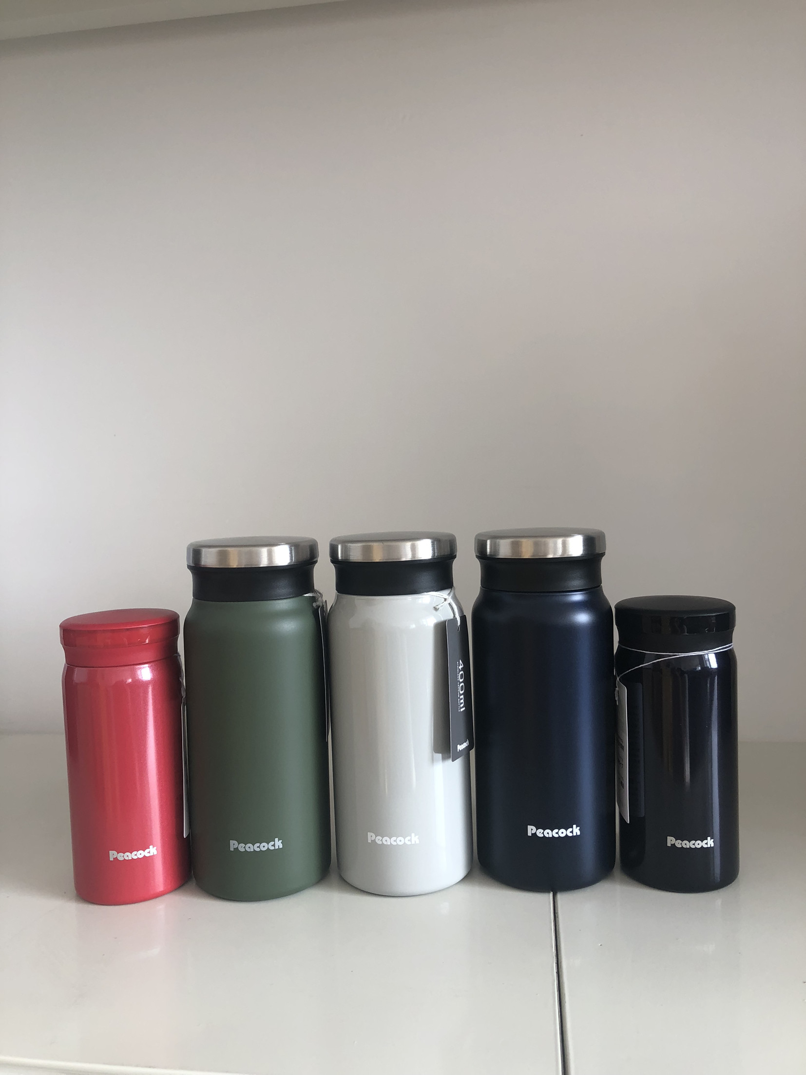 日本本土购买孔雀peacock保温保冷杯amz40akb20咖啡杯保温杯