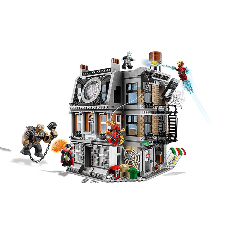 lego超级英雄系列乐高76108奇异博士至圣所大塑料积木