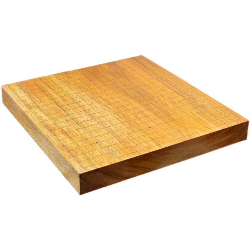 棋盘弈流新品5cm楸木中式棋具大规规格实木围棋