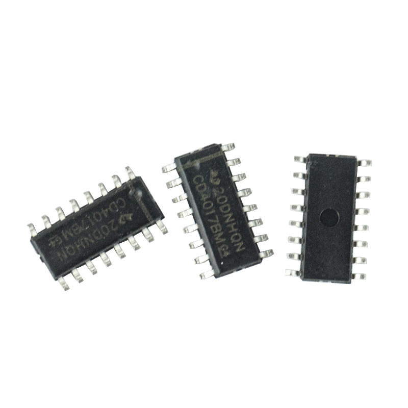 cd4017直插贴片芯片4017cd4017be十进制计数器dip16sop16集成电路ic