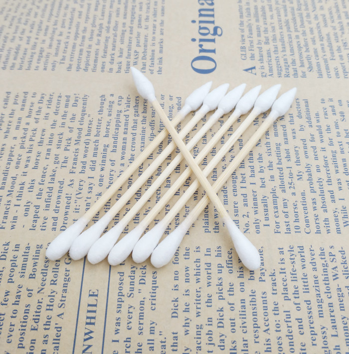 一头一大包包邮竹棒棉圆不易掉毛絮100根质量棉签