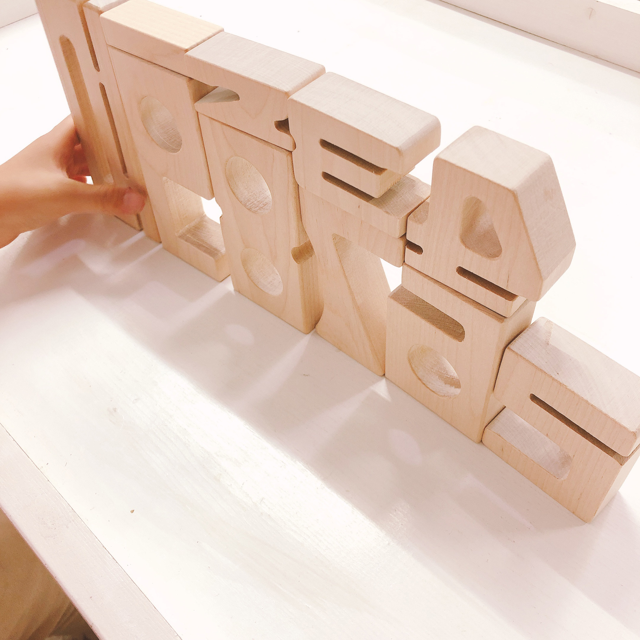 积木儿童大块数字实木叠叠乐颗粒拼搭幼儿园蒙氏游戏叠叠乐