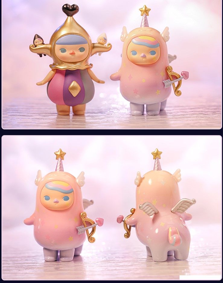 popmart泡泡玛特毕奇pucky精灵星座系列盲盒手办潮玩潮玩盲盒