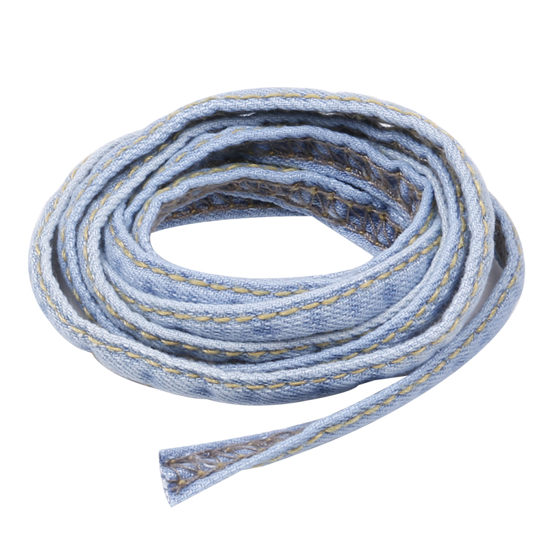 牛仔厘米背带带子牛仔布绳子两根窄款diy布带绳子