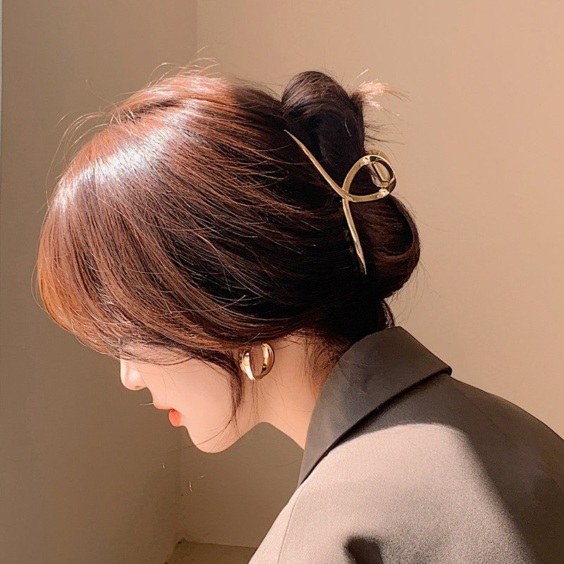 后脑勺抓夹头发大号法式气质发夹网红2020年新款发饰