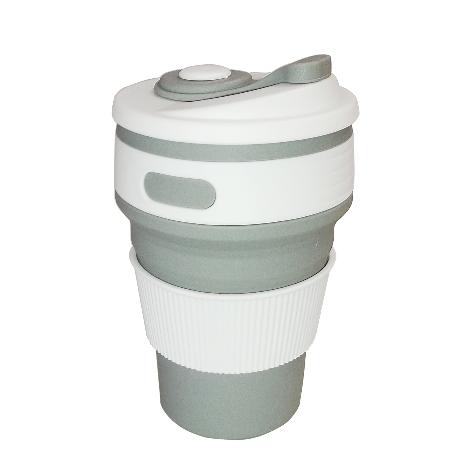 折叠杯子便携伸缩旅行口袋硅胶防烫男女咖啡环保350ml定制杯包邮