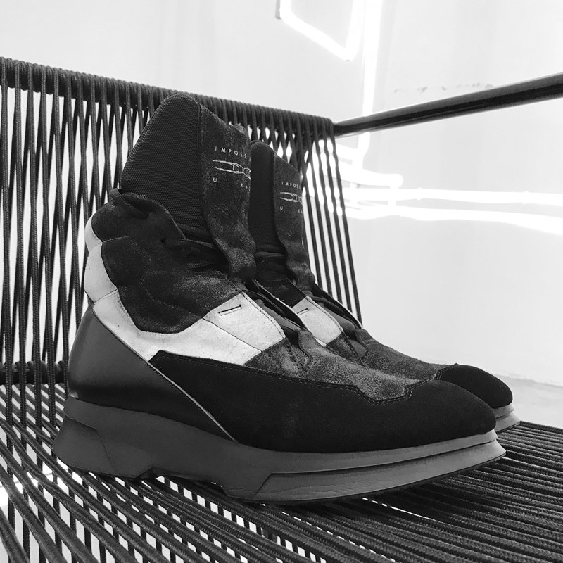 奈瑟日系高帮鞋男潮嘻哈鞋子韩版潮流松糕鞋高高帮鞋