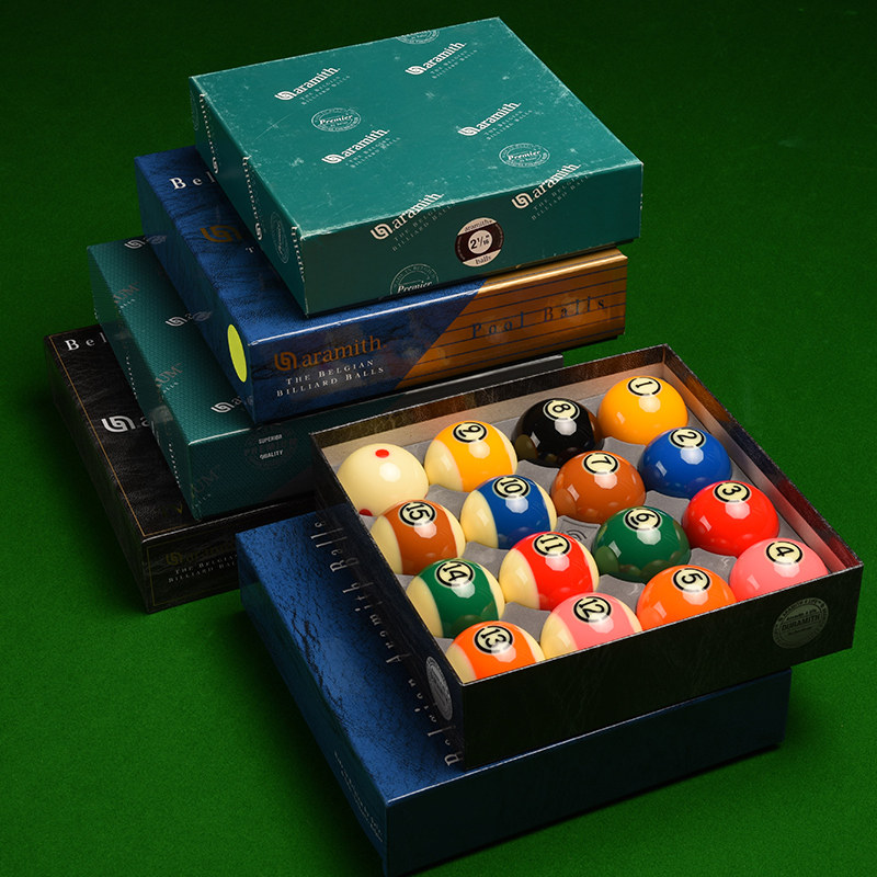 球台台球雅乐美大号水晶球酚醛树脂彩专用球美式标准台球