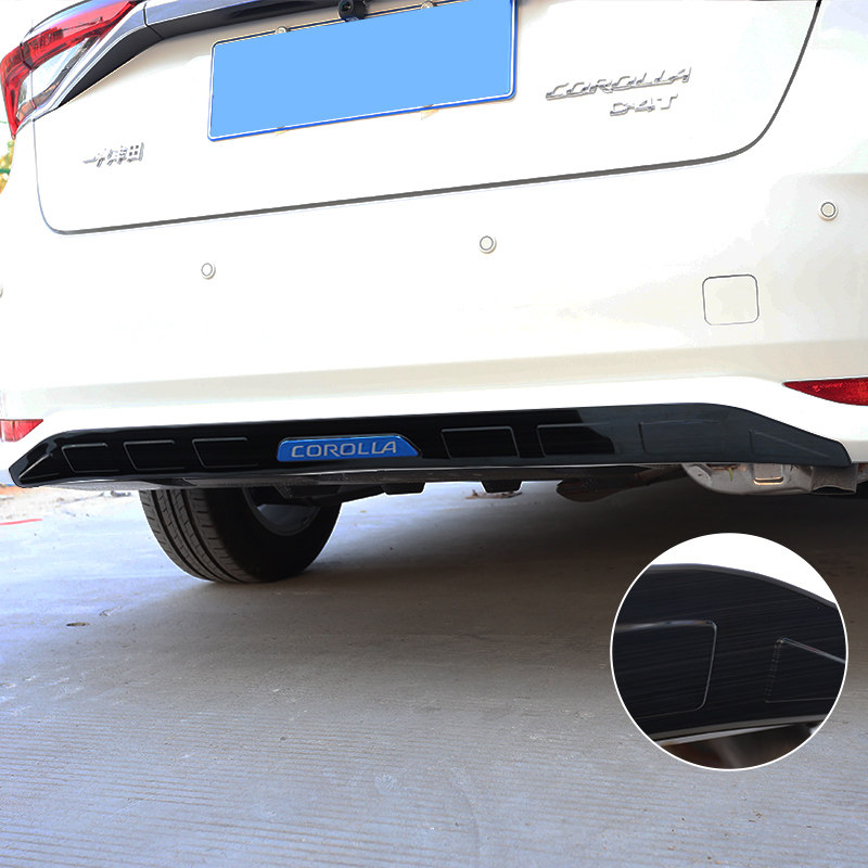 19-2021款新卡罗拉杠饰条改装用后保险杠护板防撞胶条
