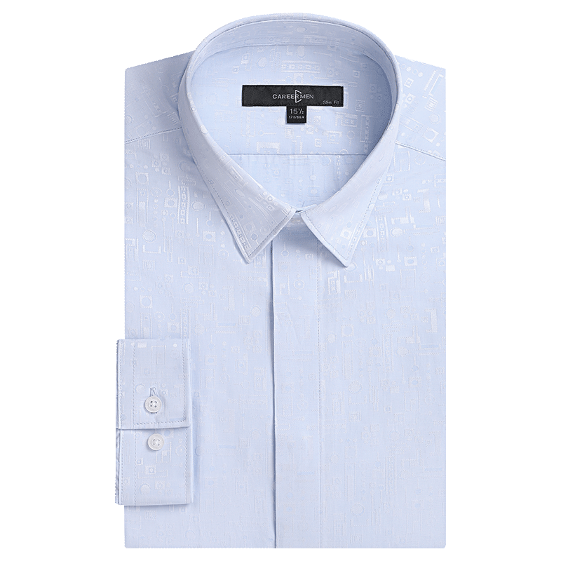 职业门天丝棉吸湿透气衬衫长袖修身韩版潮流衬衫