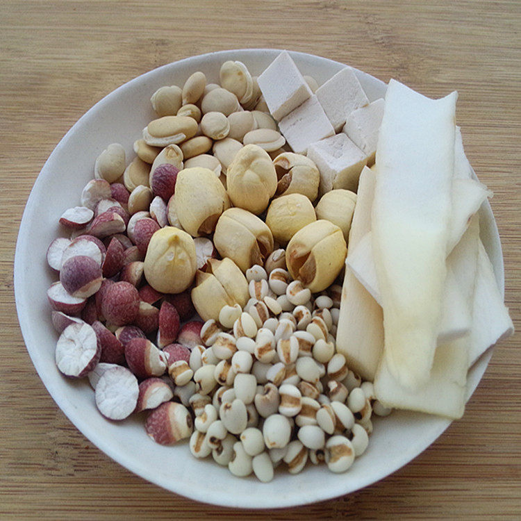 山药茨实莲子汤粥组合精选白莲子茯苓扁豆干货其他药食同源食品