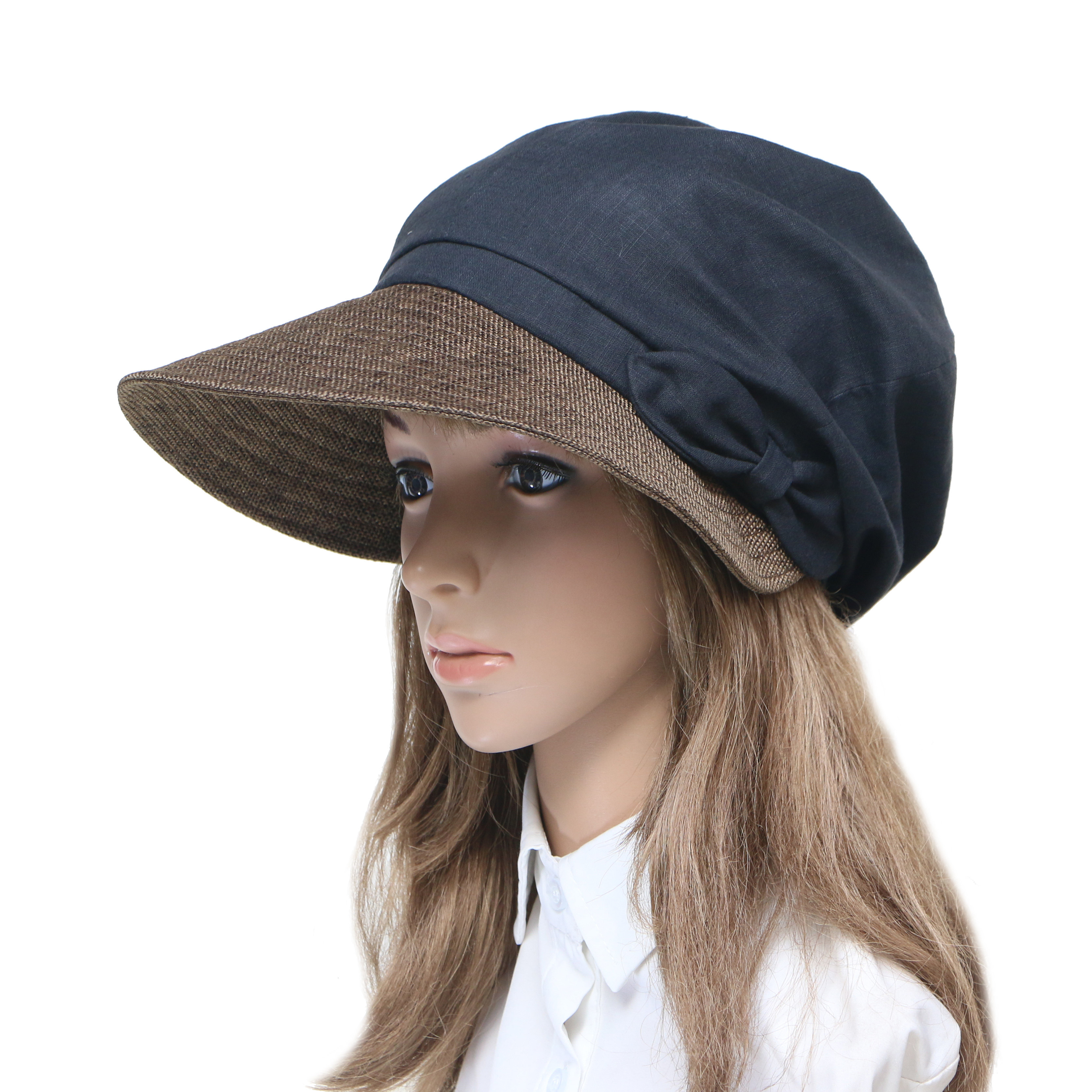 日本春夏季女帽棒球帽防紫外线遮阳帽太阳帽百搭机车帽防帽子