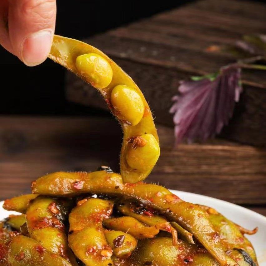 紫苏毛豆125g即食休闲零食湖南特产冷盘卤味卤味素食