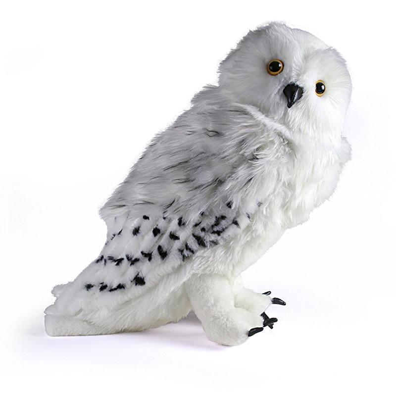 代购华纳正版哈利波特周边猫头鹰海德薇毛绒公仔玩偶动漫毛绒