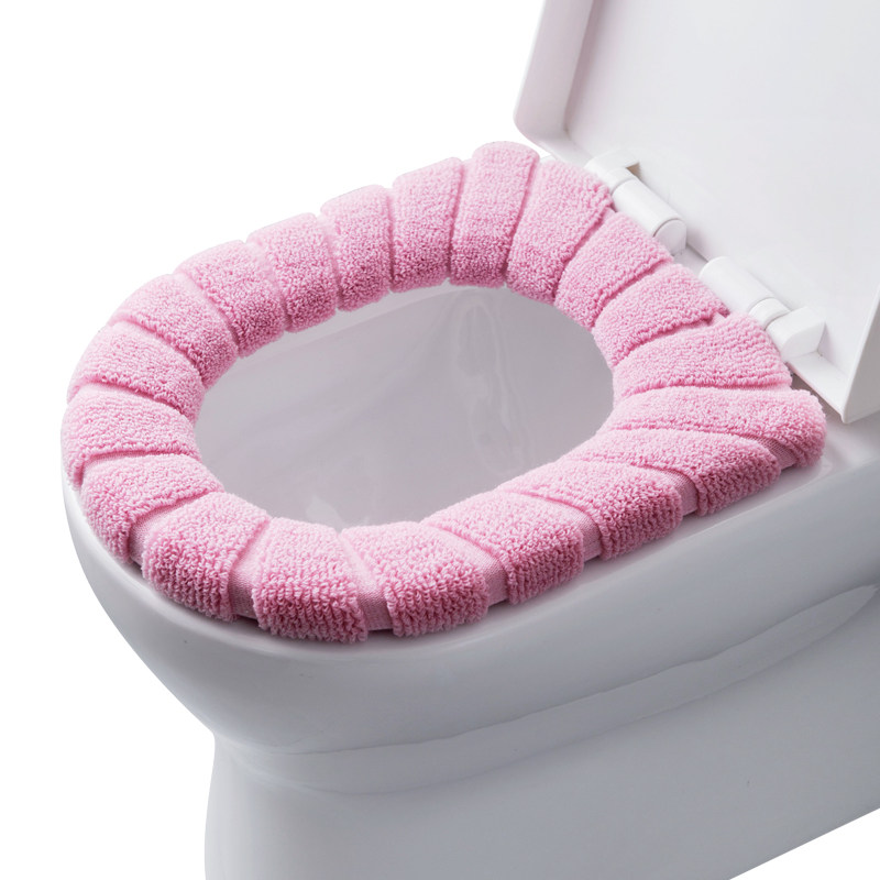 居家家针织保暖马桶垫马桶坐垫家用卫生间坐便套坐便器垫圈马桶套