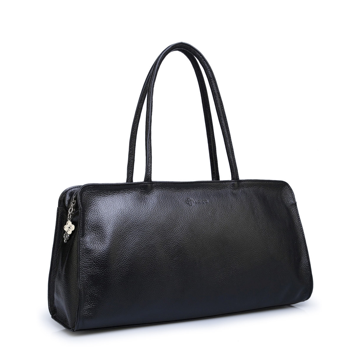 bampo半坡饰族真皮女包简约百搭女士通勤包半定型女士包袋