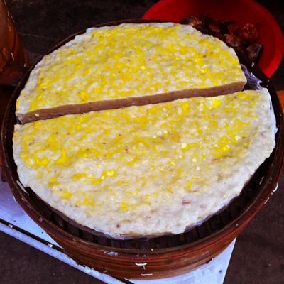 麻城肉糕湖北特产麻城正宗白果肉糕真空冰袋保鲜箱鱼糕4斤家庭装