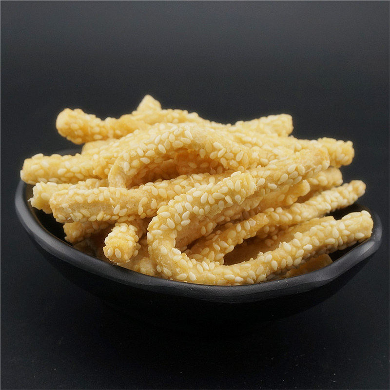 芝麻山药条包传统点心面点零食原味酥脆休闲食品膨化食品