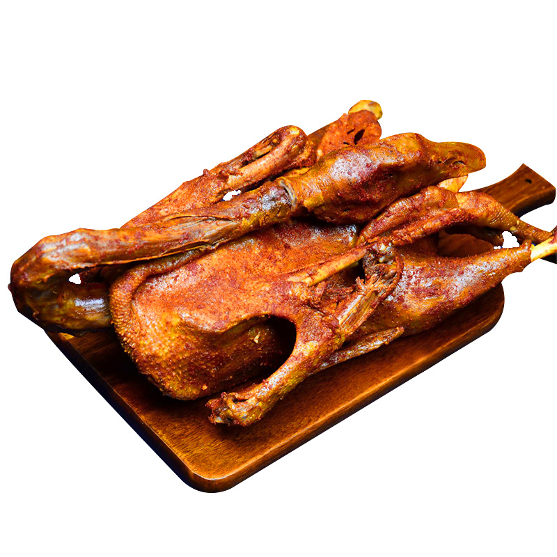 福建武夷山特产正宗老字号岚谷熏鹅鸭肉圆通包邮鹅肉类