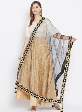 印度进口纱丽纱巾网纱刺绣舞蹈头纱