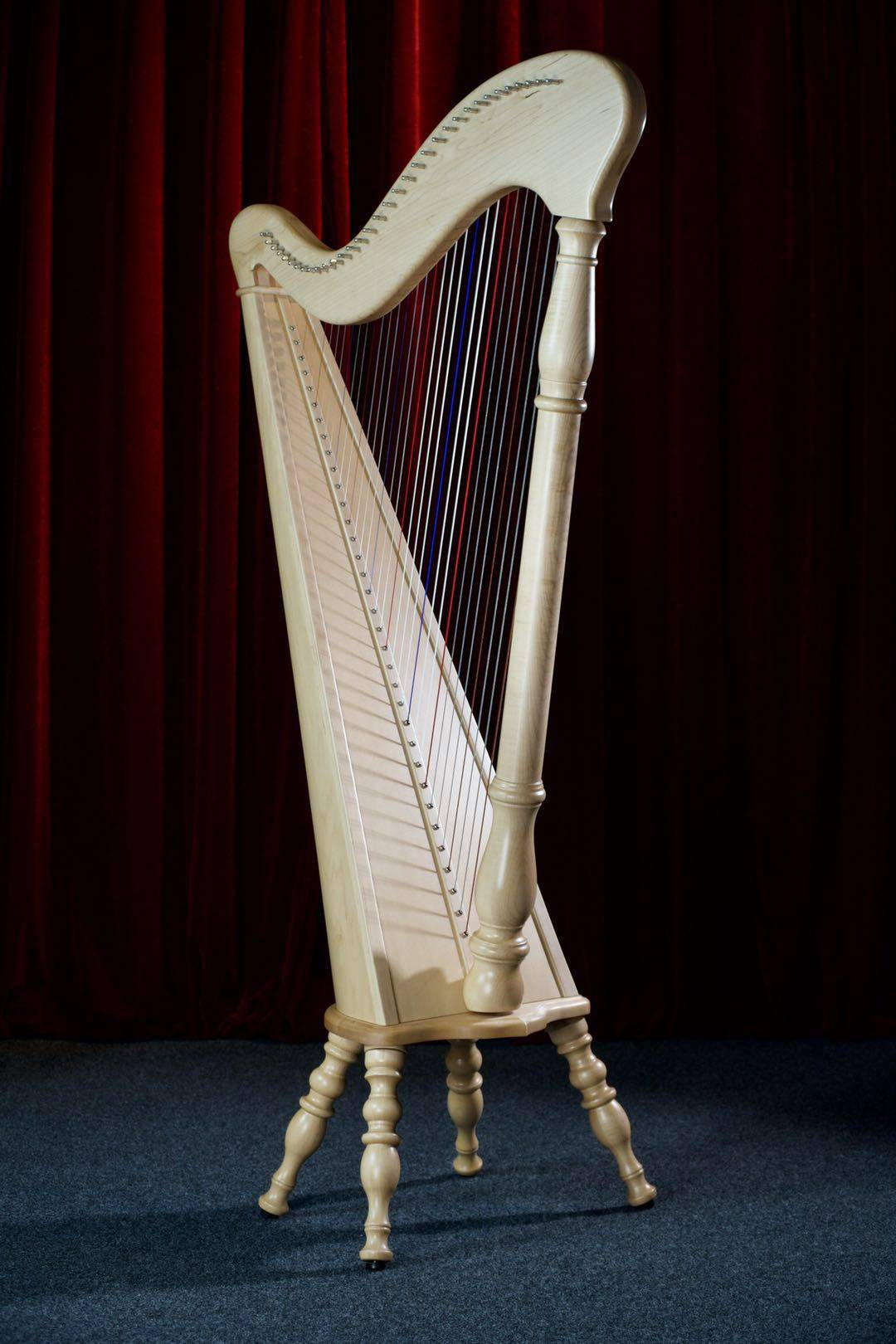 竖琴台湾kristall罗马古典专业乐器全扮竖琴