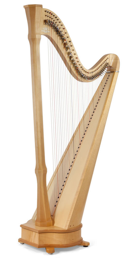 竖琴camac淑女古典专业乐器演奏竖琴