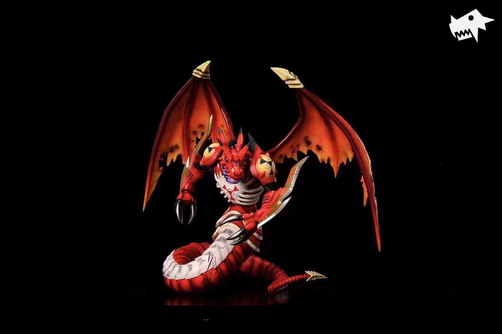 预定t1studio数码宝贝究极极体第三破灭魔龙gk雕像手办