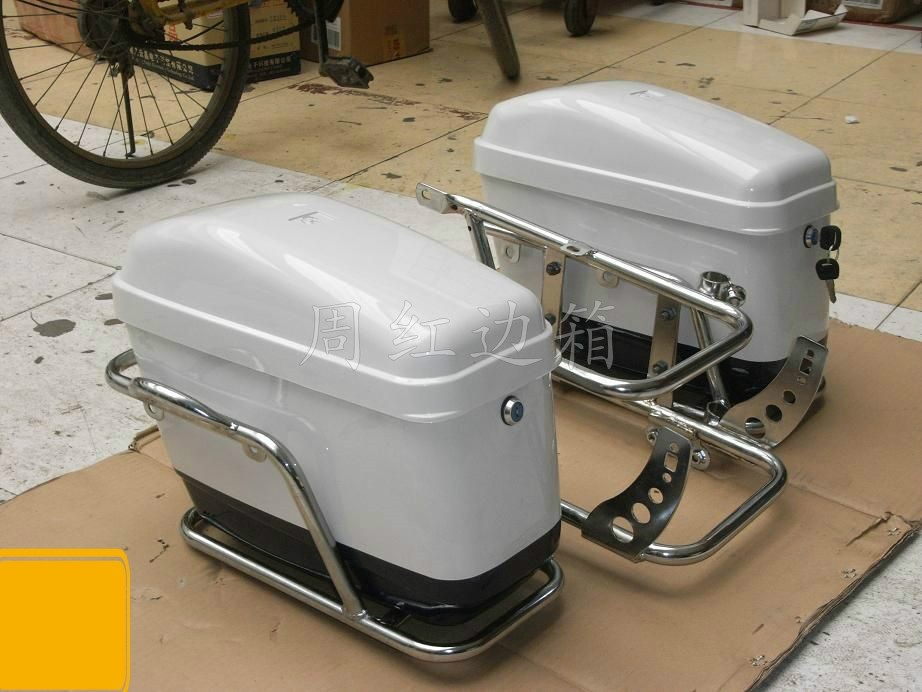 周红边箱适用于五羊本wy125acf摩托车边箱配gn大边箱