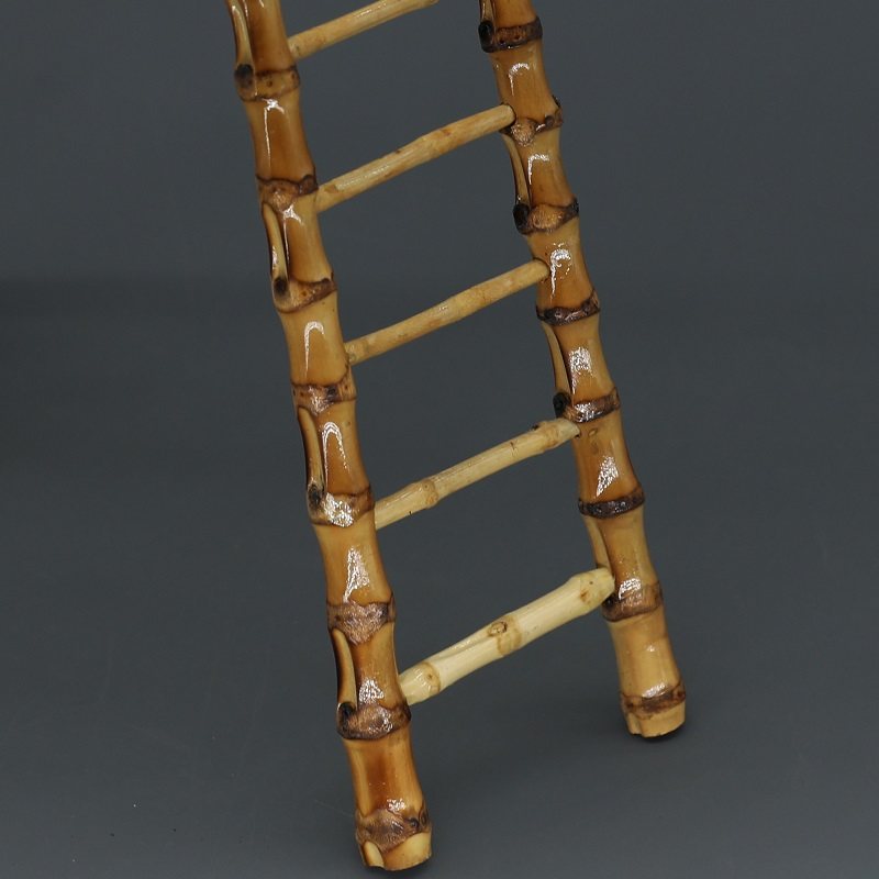 竹鞭迷你小竹梯子竹根创意竹制工艺品财富节节高其他特色工艺品