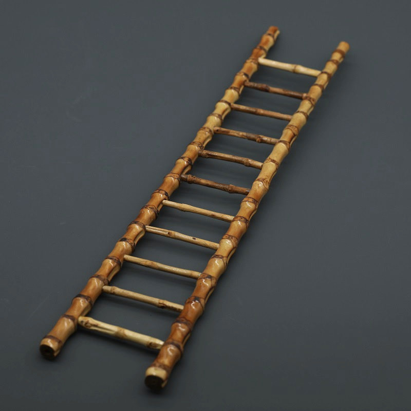 竹鞭迷你小竹梯子竹根创意竹制工艺品财富节节高其他特色工艺品