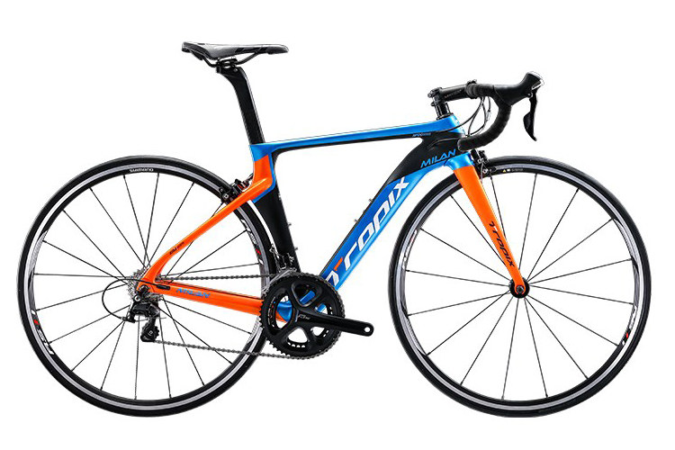 tropix烈风米兰公路自行车碳纤维车架5800套件rs11轮组公路自行车