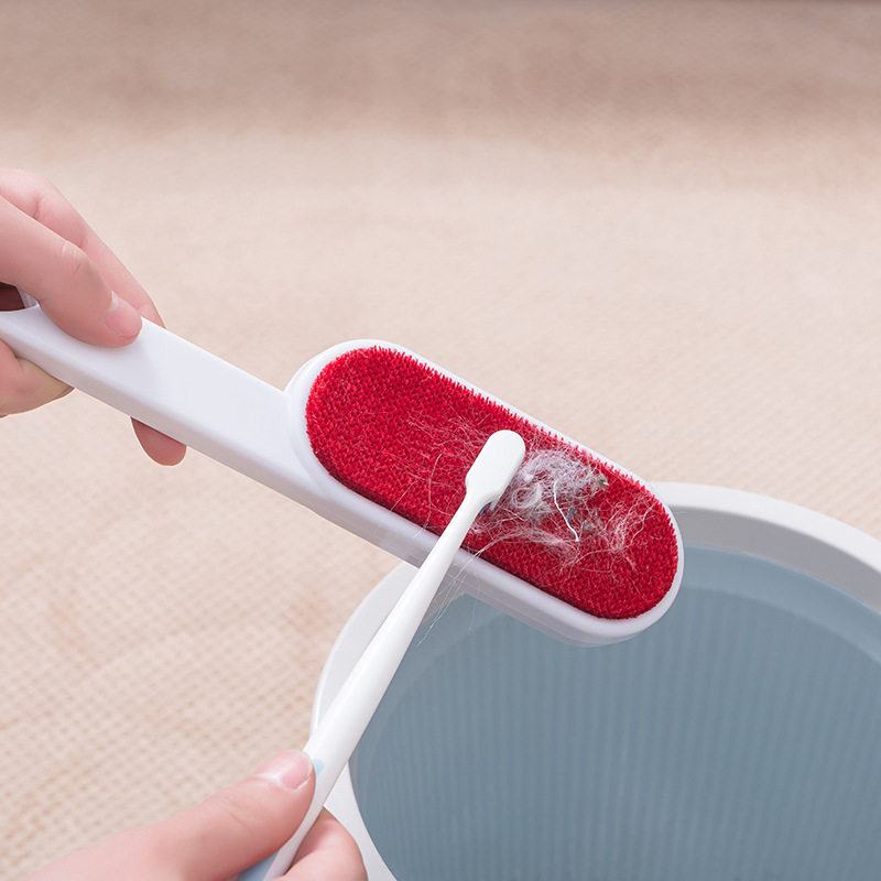 毛呢大衣除尘刷子衣服粘去毛刷羊绒衣物刷干洗刷双面防静电刷毛器