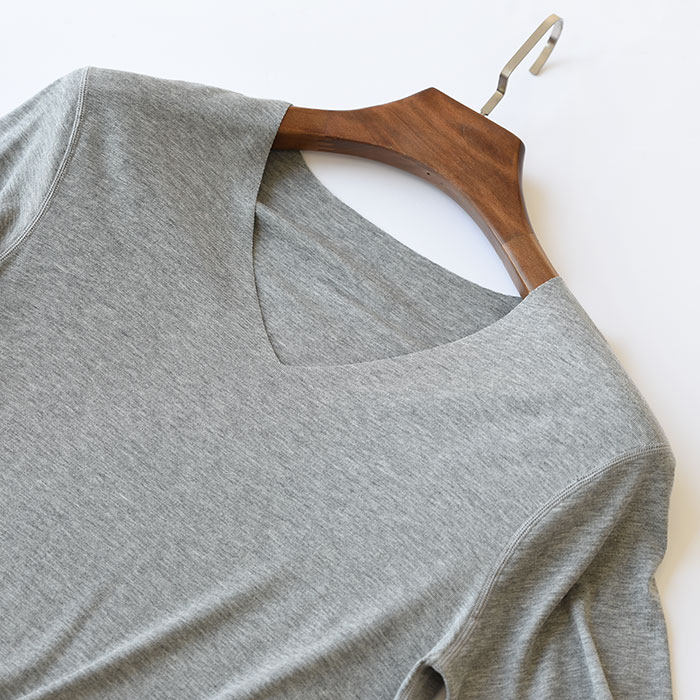 随心剪竹纤维 男士薄款v领短袖t恤 无痕好舒服 夏装