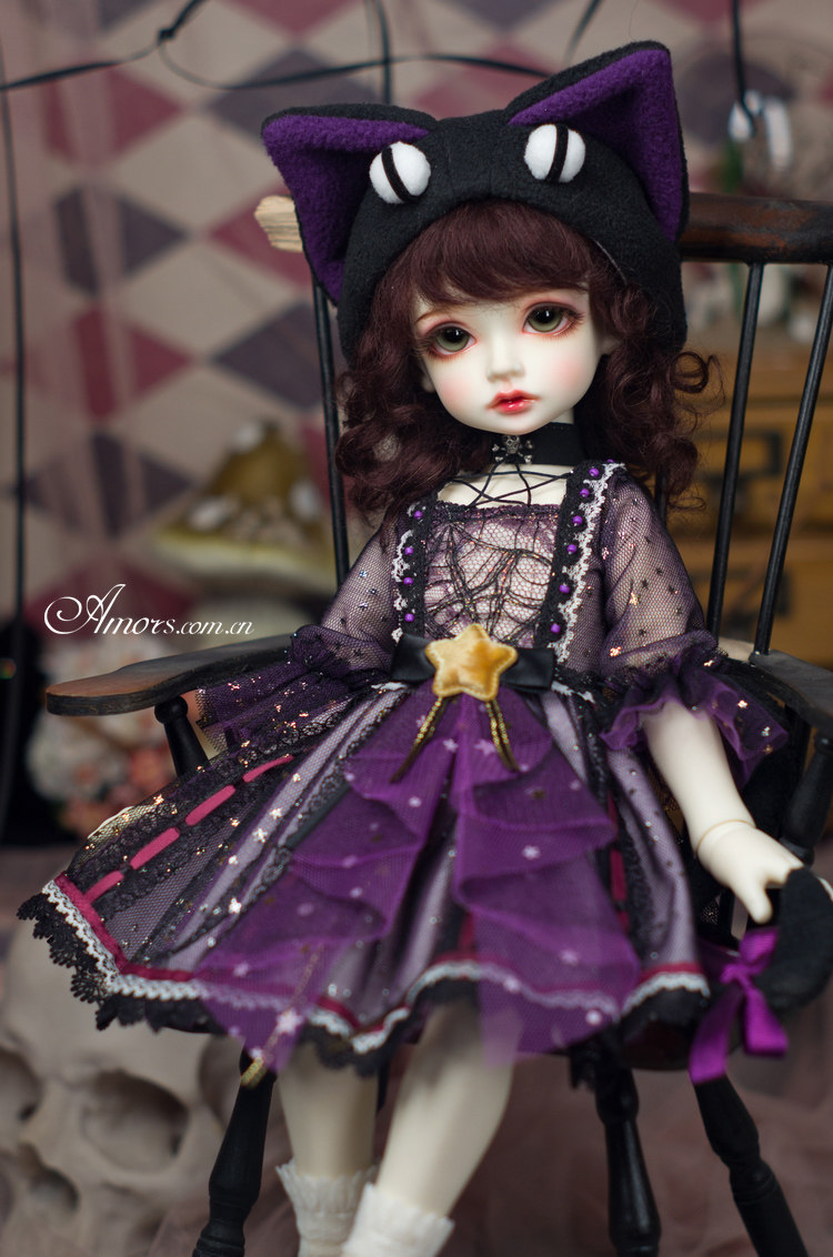 娃娃bjd娃衣amors洋装洋服套装sd6分尺寸bjd娃娃