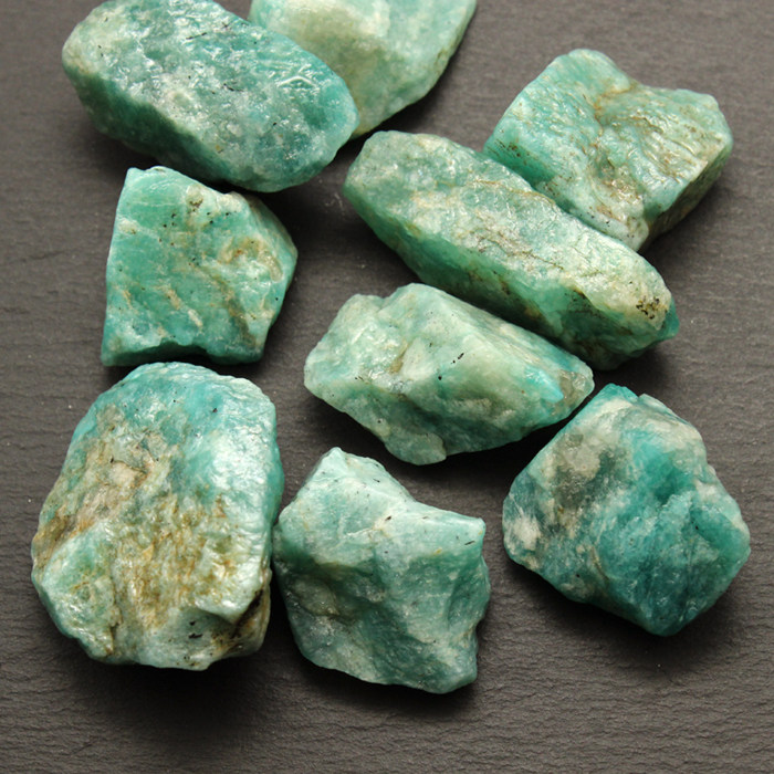 灵昌碎石天然天河石原石摆件矿石标本水晶毛料摆件