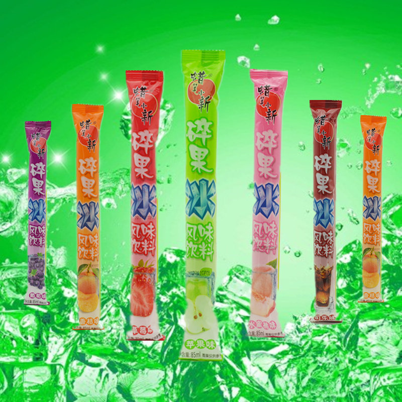 蜡笔小新碎果冰85ml*80根 夏季零食碎碎冰 棒棒冰 冰棒儿童零食