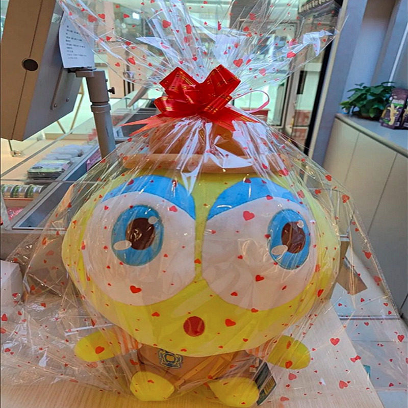 超大透明防尘防水塑料袋收纳布娃娃毛绒玩具公仔娃娃礼品袋