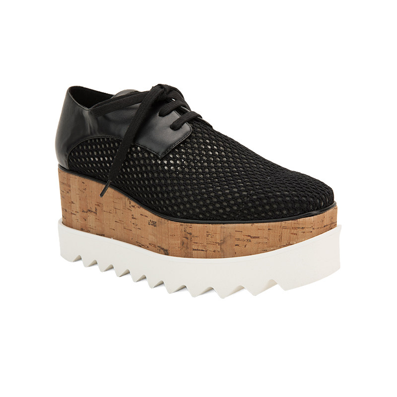 stellamccartney拼接材质厚底系带女士日常休闲鞋时尚休闲鞋