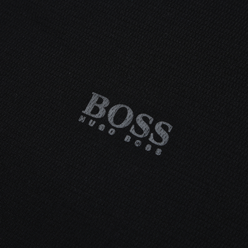 hugo boss logo字母装饰混合材质男士短袖t恤