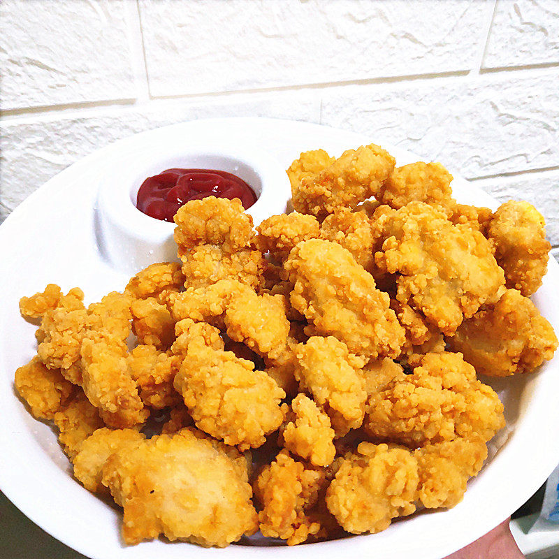两袋包邮春雪爆汁鸡米花480克冷冻无骨鸡柳盐酥鸡家用半成品油炸