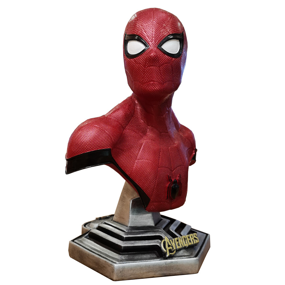 蜘蛛侠手办英雄远征荷兰弟漫威影视动漫周边模型玩具摆件胸像雕像