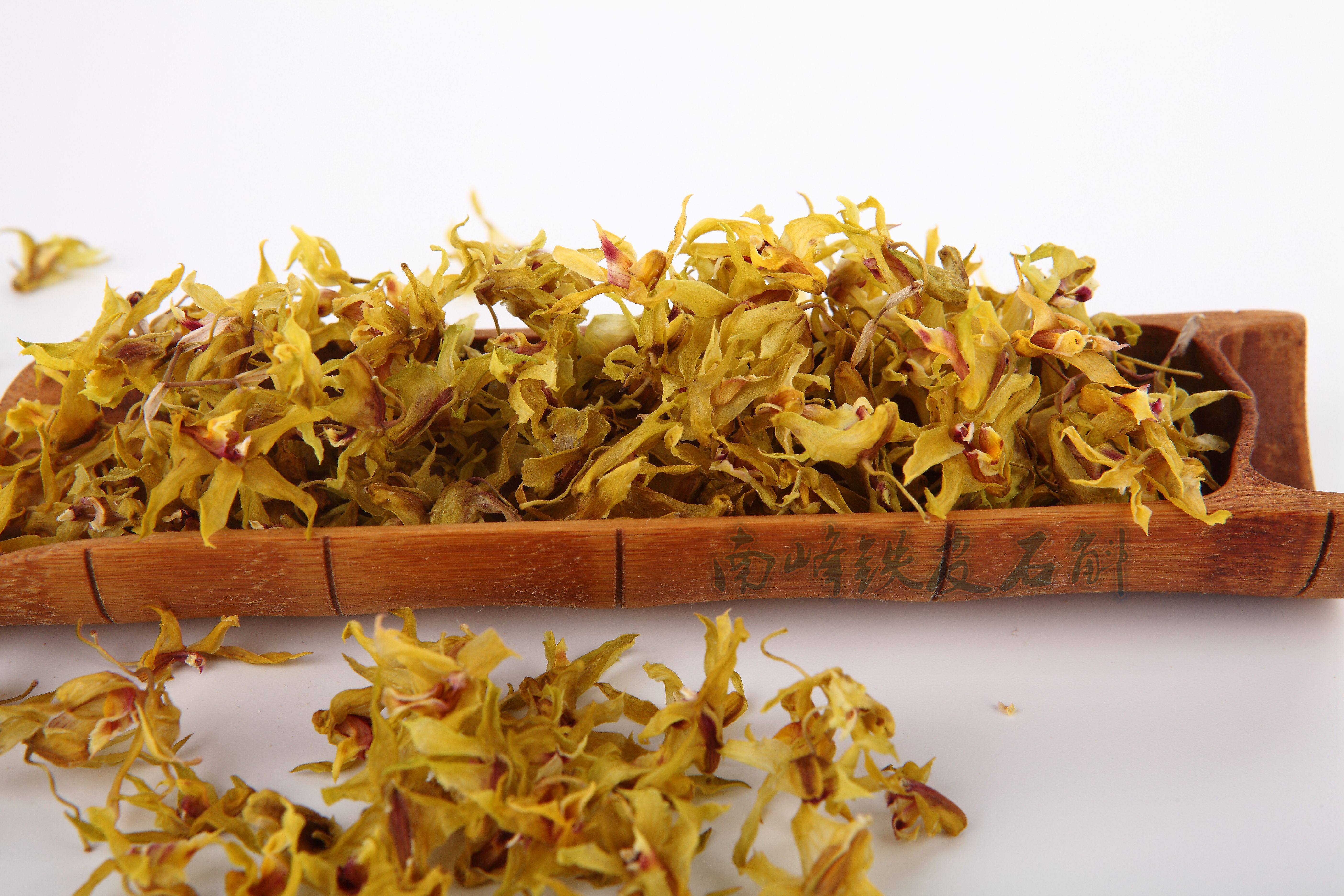 正宗雁荡山铁皮枫斗花茶铁皮石斛干花石斛花当季新花滋补养生花茶