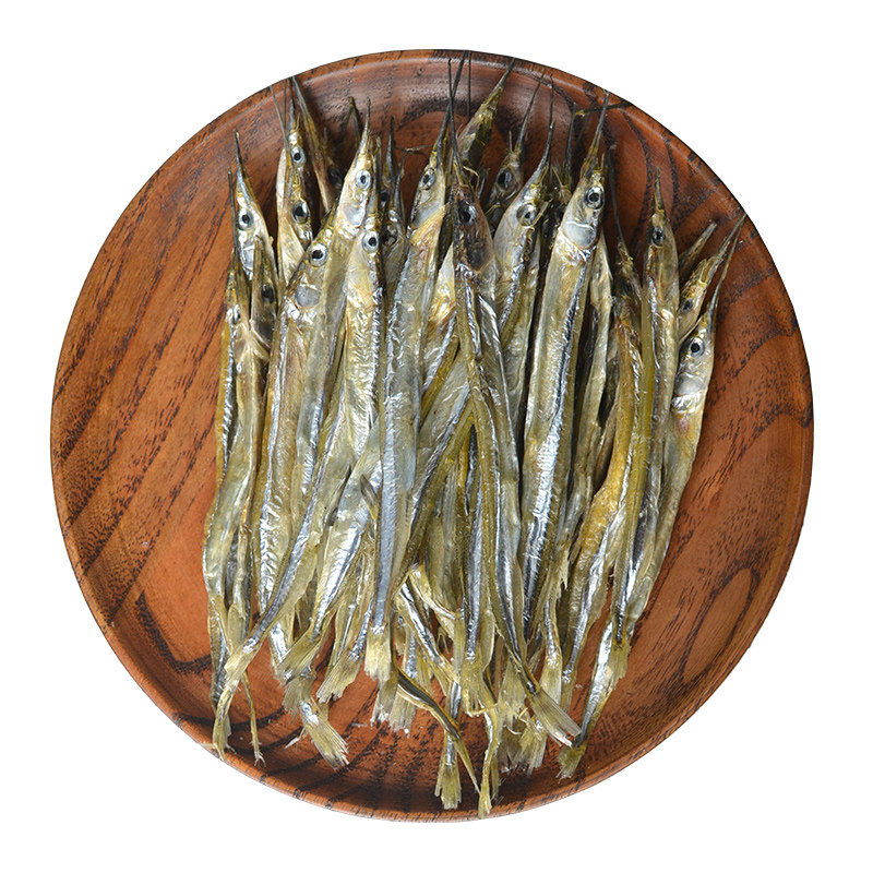 针宫鱼 渔民自晒小鱼干江西九江都昌特产 湖水鱼 淡水针公鱼